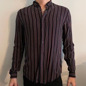 ZARA striped button up